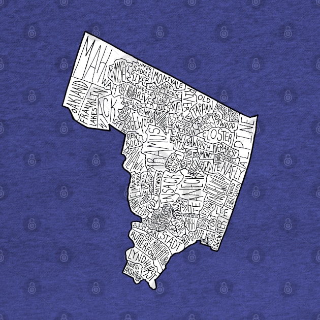 Map of Bergen County, NJ by calenbundalas